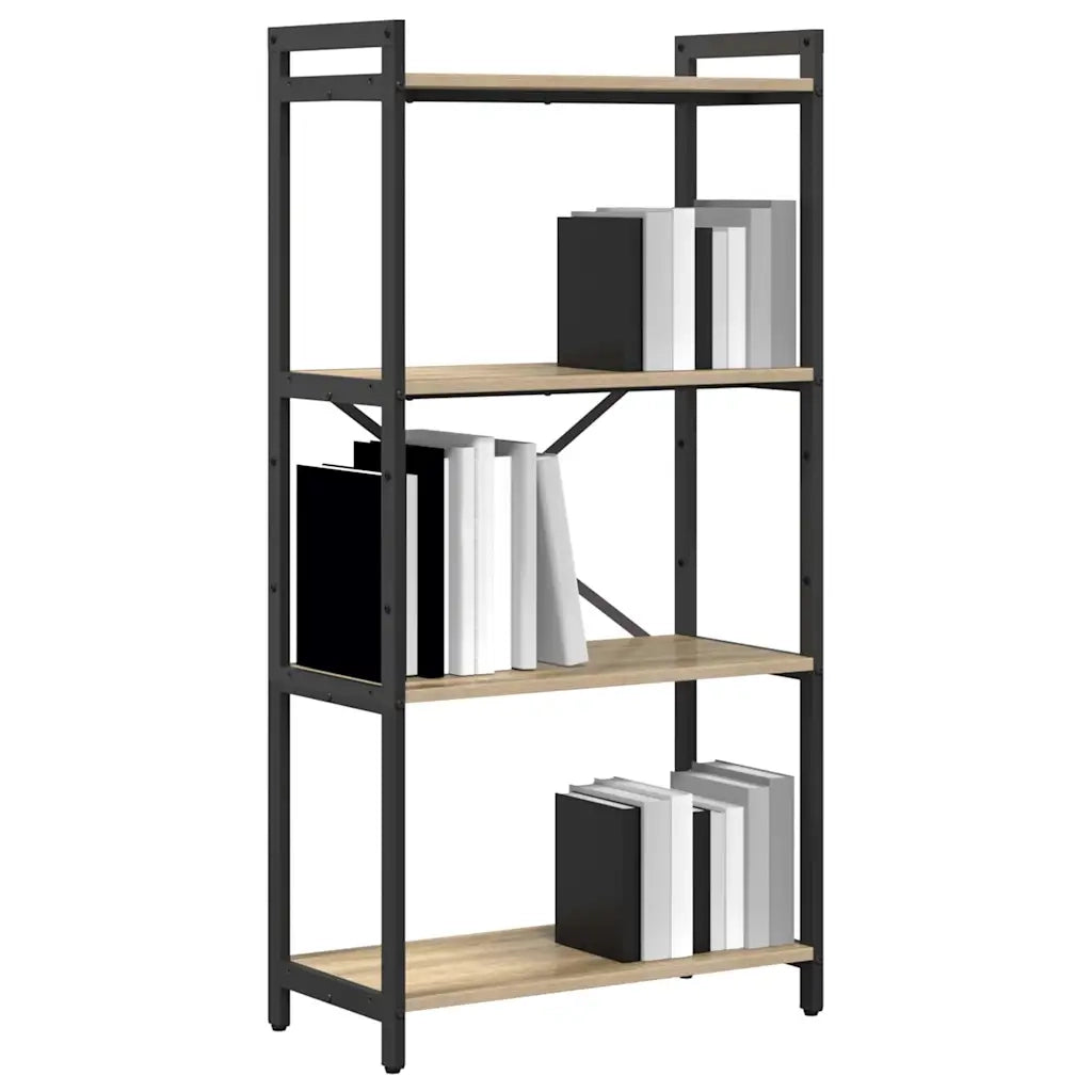 Libreria-Scaffale per Libri-Mobile di Stoccaggio Rovere Sonoma 40 x 30 x 85 cm Legno multistrato 595629