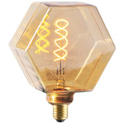Lampadina LED Filament ambra E27 4W 260lm 1800K Polux