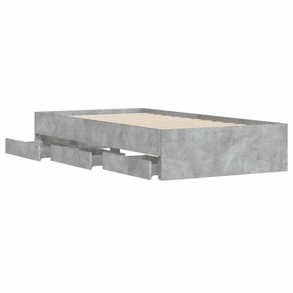 Telaio del letto con storage Sonoma grigio 80 x 200 cm 3429609