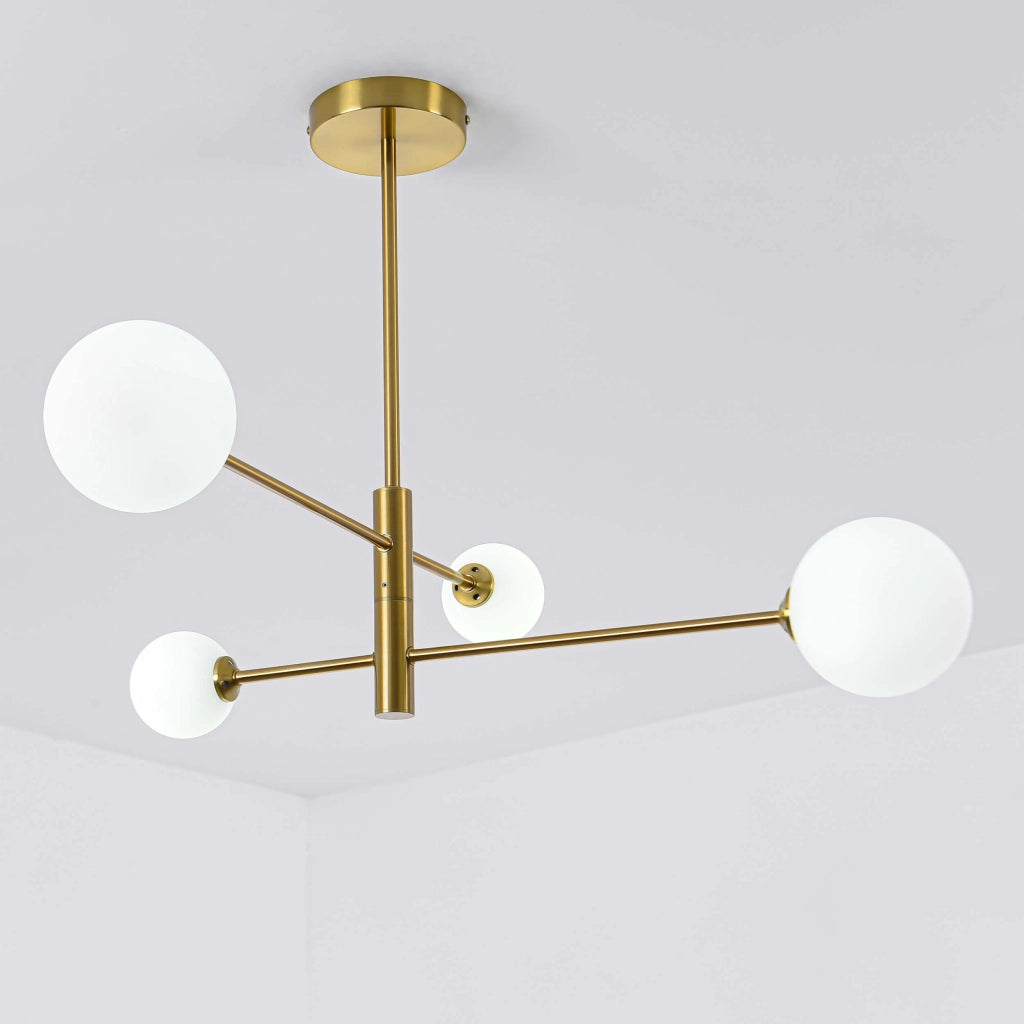 Lampadario Dorado Light Prestige oro/bianco 4xG9 Ø79