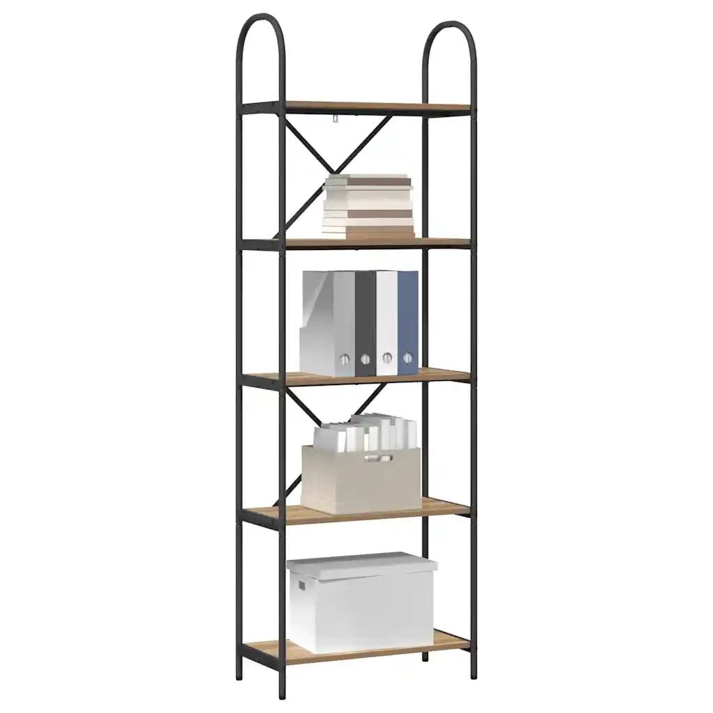 Libreria Rovere artigianale 60 x 30 x 183 cm Legno multistrato 879910