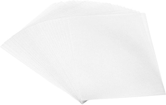 Papier Vellum 100 gsm 4x6 cm, per 100 fogli, trasparente e stampabile, peso 100 gsm, tono argento