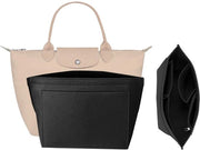 Organizzatore di tasche per Longchamp con più tasche per accessori portafoglio per borse Longchamp Le Pliage e Tote Bag (nero, L)