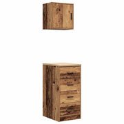Armadi da Garage 2 pz Legno Antico in Legno Multistrato CFW4227228