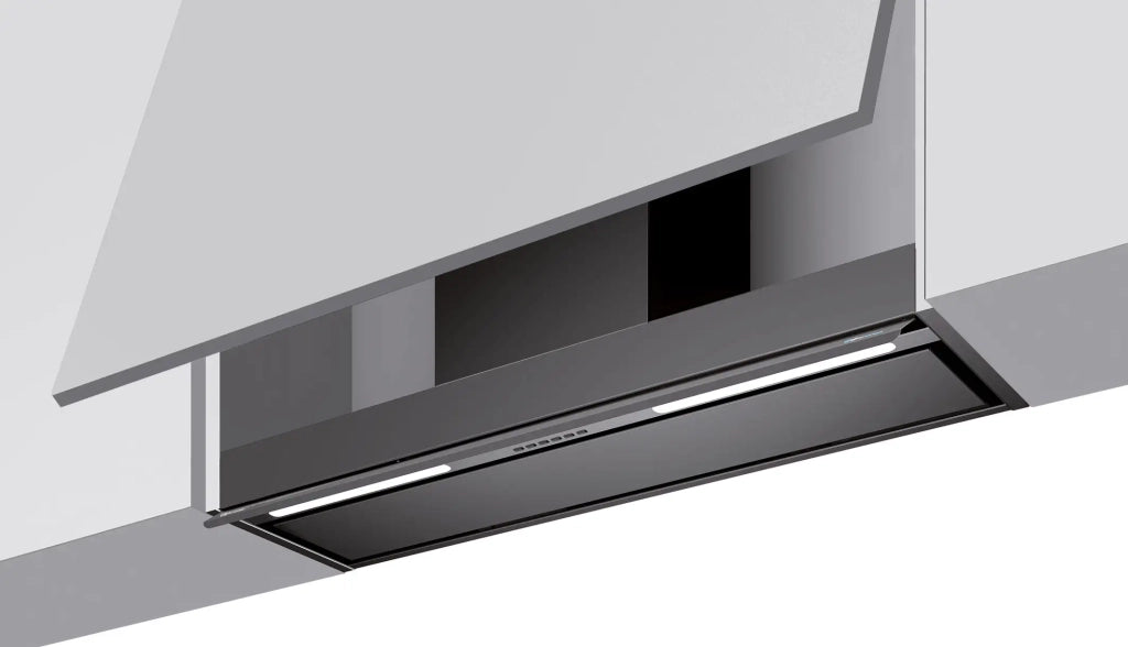 CAPPA PROFILE INCASSO cm 56 - Nera -700 m3/h DRY DROP