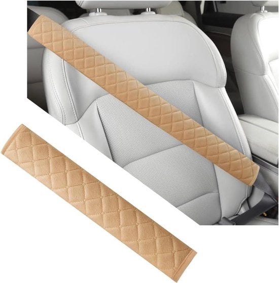 Cuscino di sicurezza universale per cinture di sicurezza - Autohose per adulti - Beige - Comfort elevato