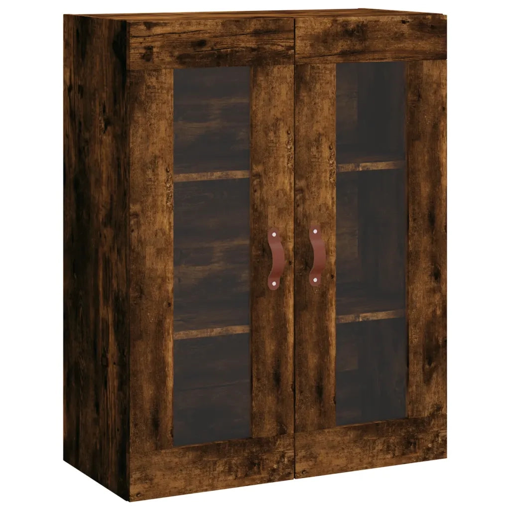 Armadietti a Parete 2 pz Rovere Fumo in Legno Multistrato CFW1472798