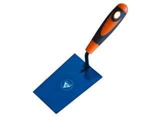 CAZZUOLINO PUNTA QUADRA MANICO BI-MATERIAL- - mm.140 - 6 pezzi ALTE