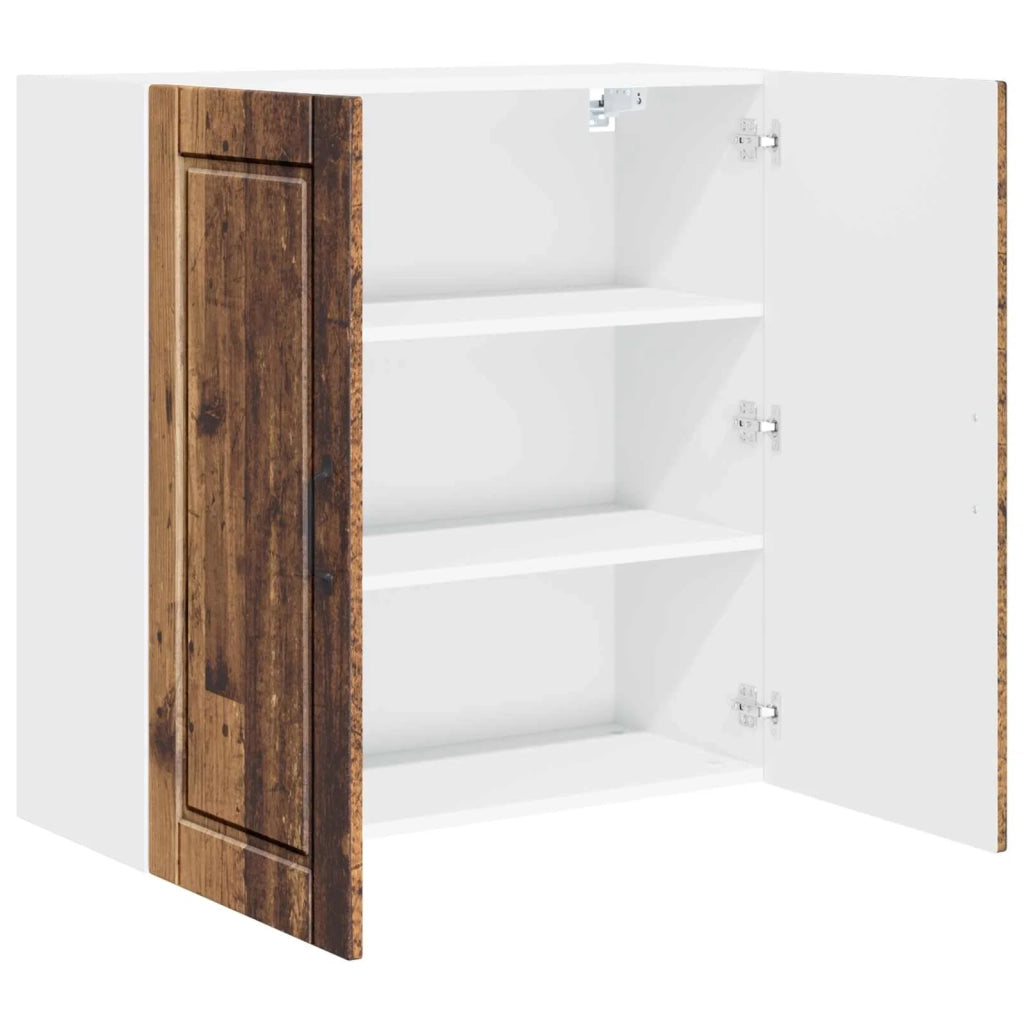 Pensile da cucina | Armadietto a muro PORTO Legno vecchio 80 x 31 x 80 cm