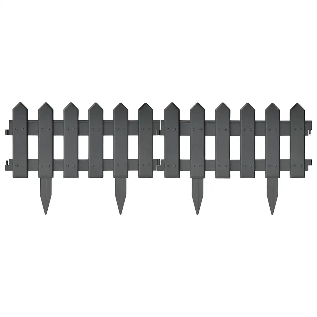 Bordi per Prato 25 pz Antracite 10 m in PP 314683