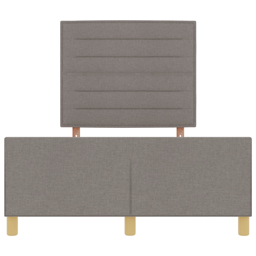 Struttura Letto  in Tortora, 140x200 cm Tessuto