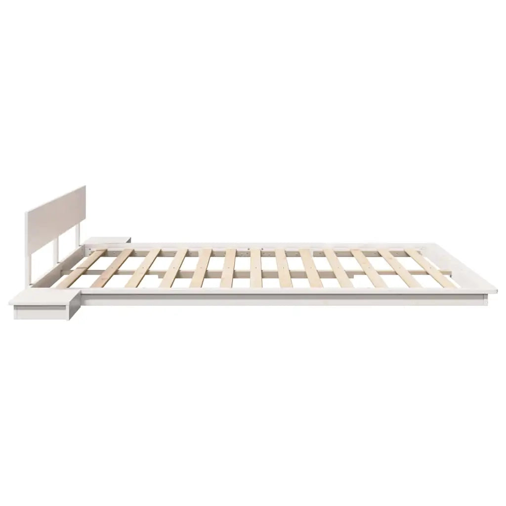 Struttura del letto Bianco 200 x 200 cm legno
