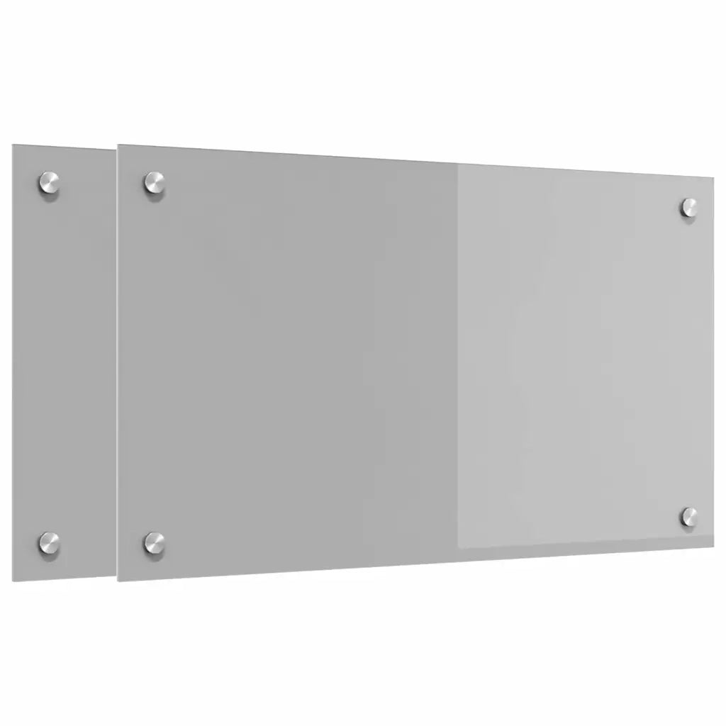 Schienale da cucina 2 pz Grigio chiaro 70 x 40 cm CFW2852888