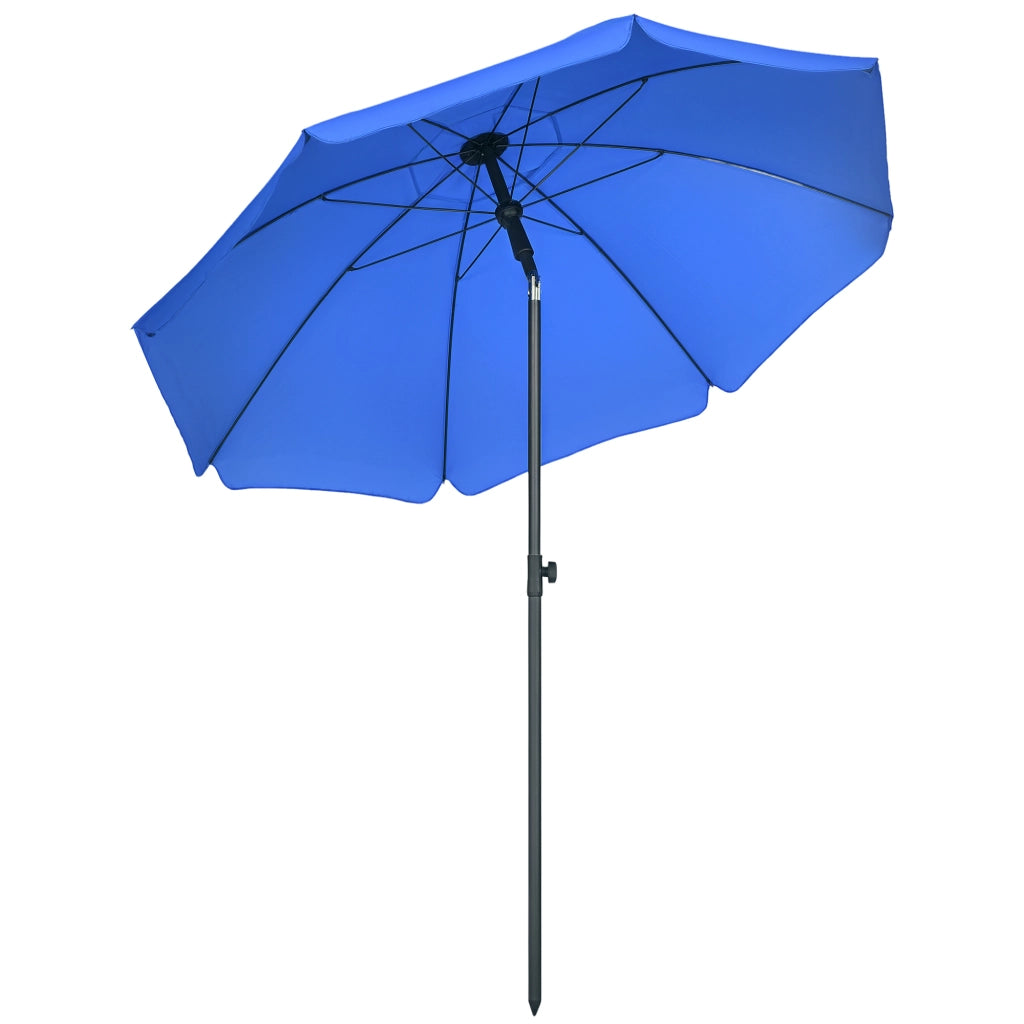 Ombrellone da Giardino ¨C zephmum ¨C Blu 180x209 cm