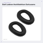 Orecchini di sostegno per cuffie in memory foam - nero - sostituzione comoda - adatti per Sennheiser 550 II