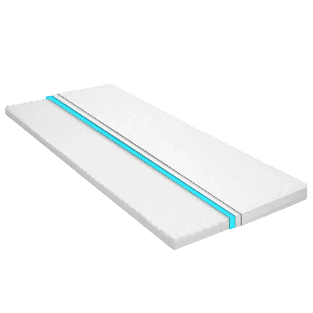 Coprimaterasso 80x200cm Schiuma a Freddo Superficie a Onde 6 cm 282768