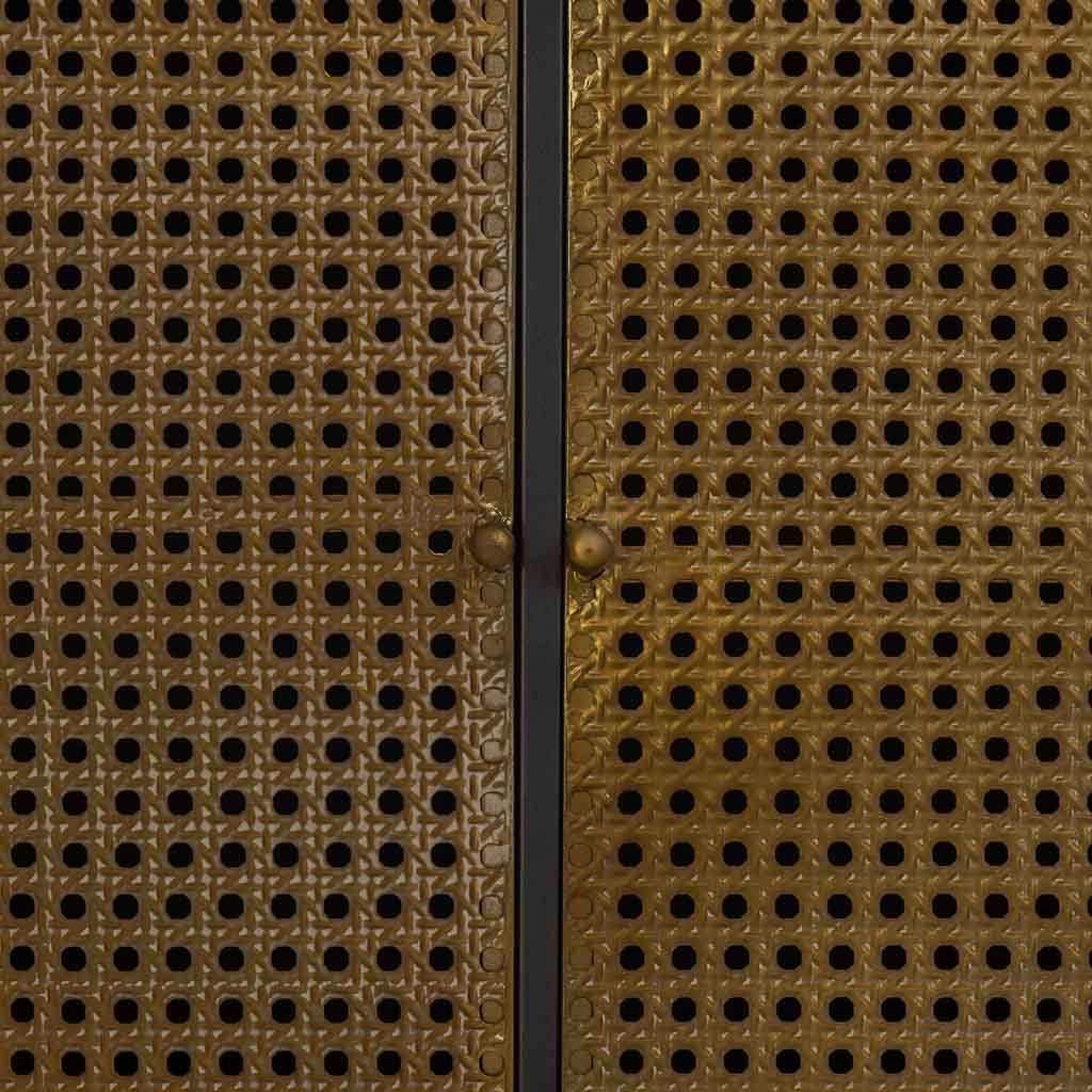 Credenza in metallo marrone 120x40x75h