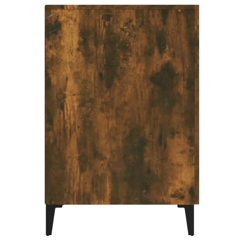 Scrivania Rovere Fumo 140x50x75 cm in Legno Multistrato 817552