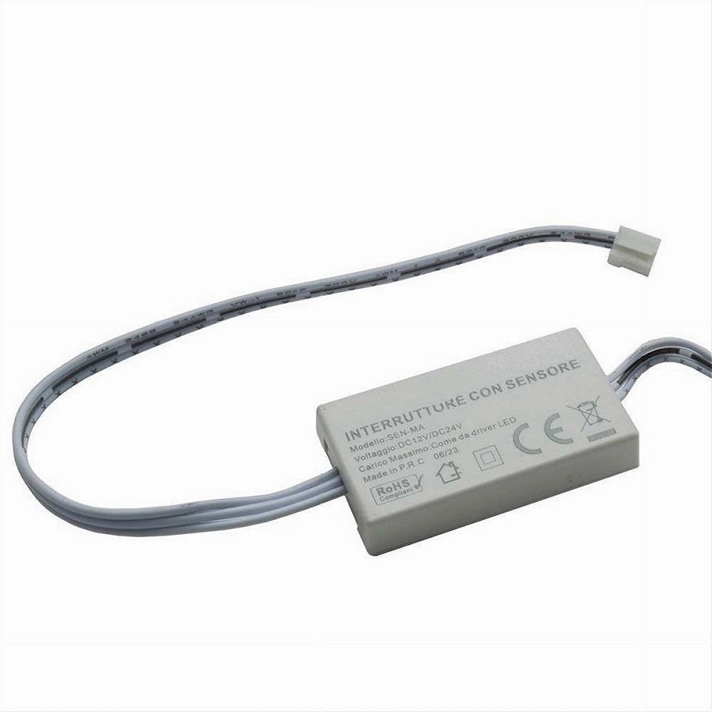 Trade Shop - Sensore Interruttore Movimento Per Luci Strip Led Pulsante Mobili 12/24v Sen-ma -