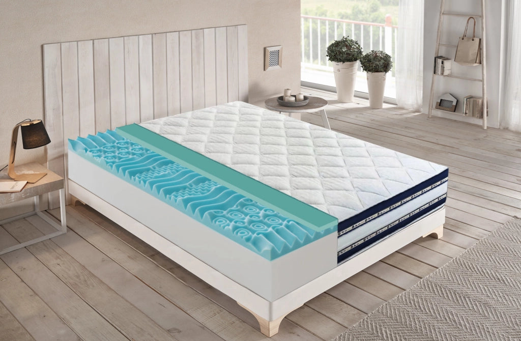 Materasso Singolo 90x190 in Memory Foam e Gel Rinfrescante  Alto 26,5 cm - Ortopedico