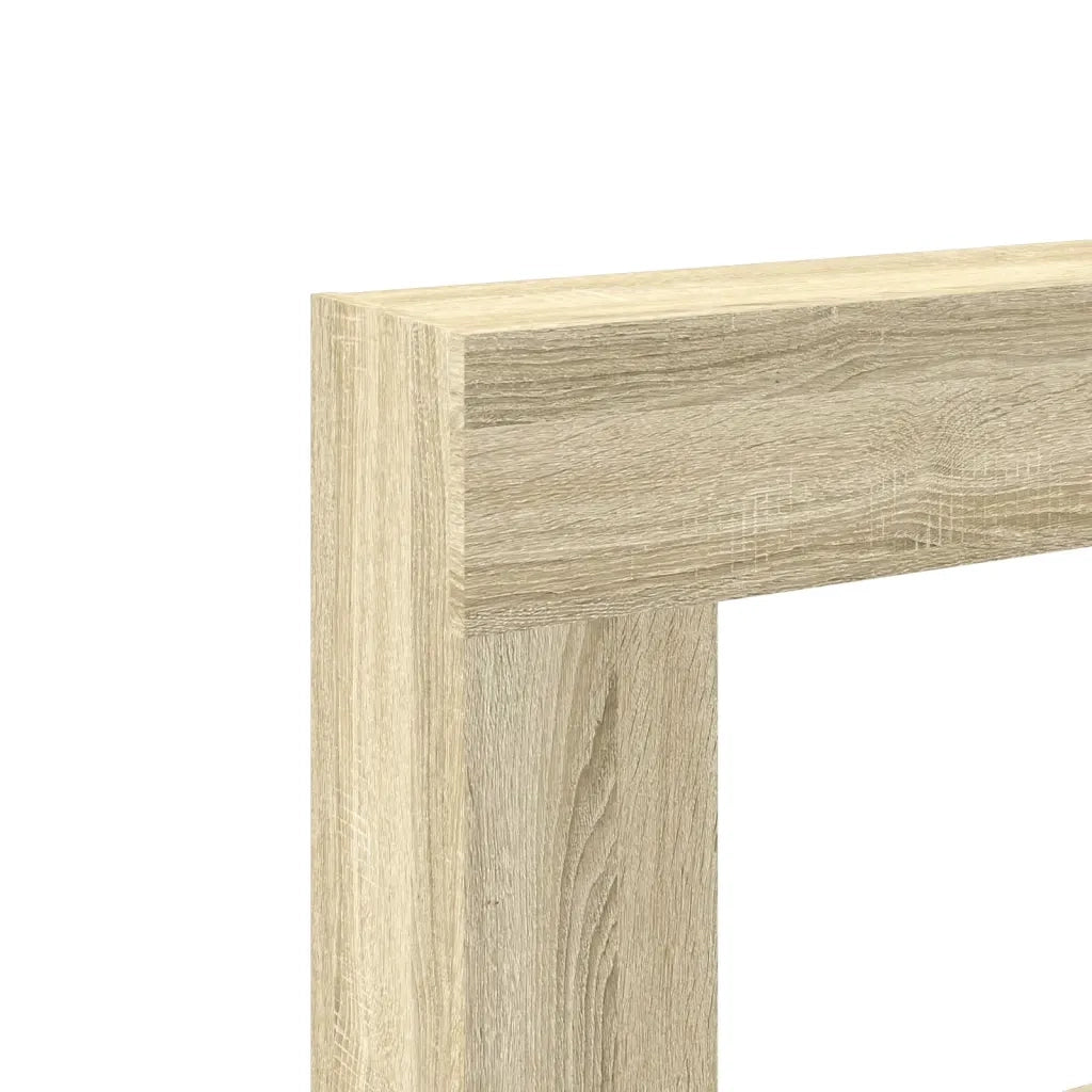 Cornice per Camino Rovere Sonoma 81x18x82 cm in Truciolato