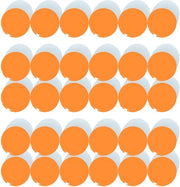 Magnetici per lavagne, forti magneti per frigoriferi, mini magneti, piccoli magneti per lavagne bianche, magneti rotondi colorati, forte aderenza, magneti per lavagne da parete, scuole (30 pezzi, arancione)