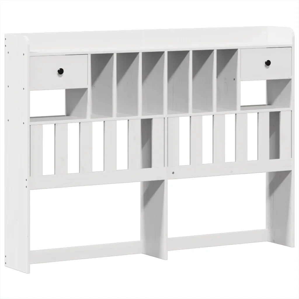 Letto senza Materasso Bianco 160x200 cm Legno Massello di Pino