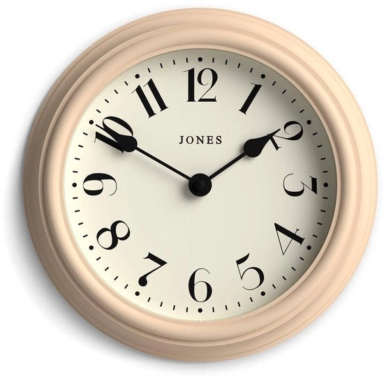 Orologio da Parete Frieze | Piccolo, elegante, classico orologio da muro rotondo | 23 cm | Nougat | Design elegante, ideale per cucine, soggiorni, camere da letto, grandi o piccole stanze
