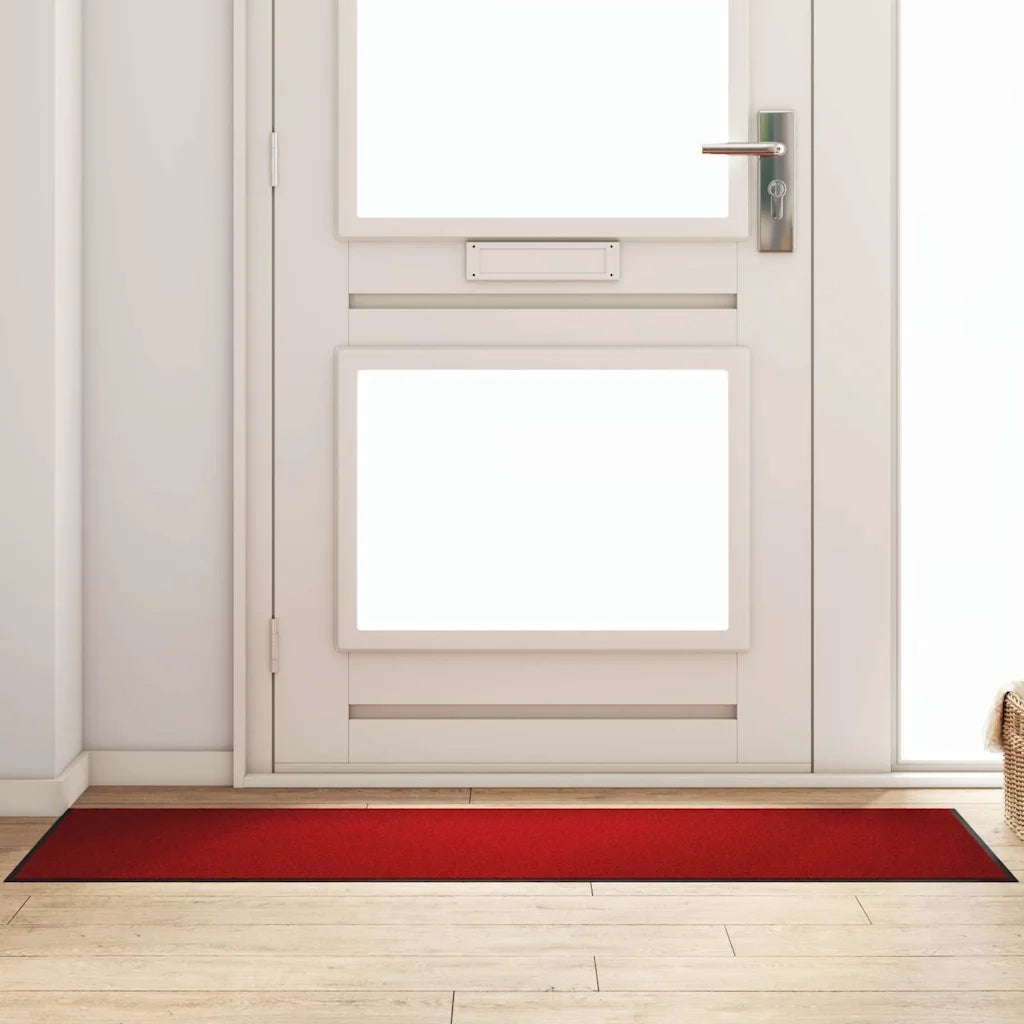 Tappetino Rosso e Nero 60 x 180 cm 100% Poliammide 4100792