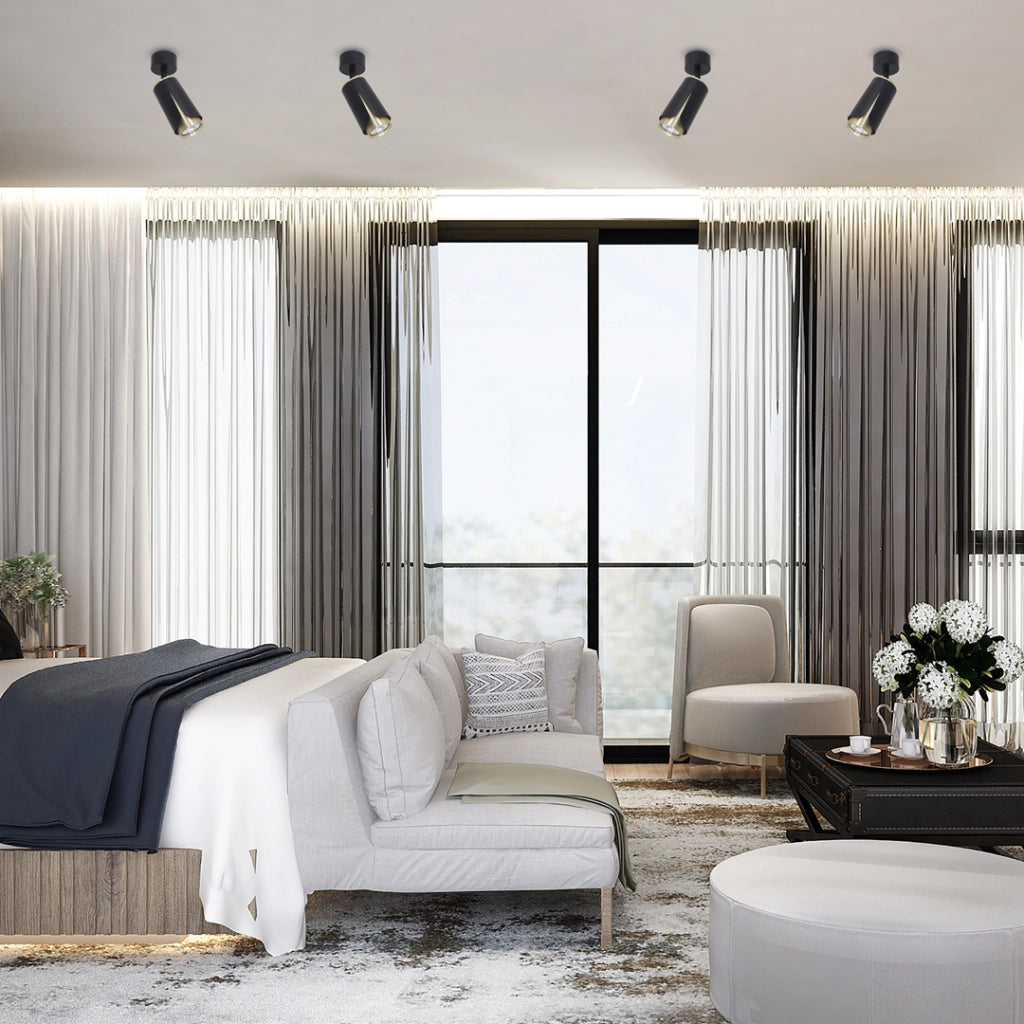 Faretto da soffitto nero/oro Flower 1xGU10 8W Milagro