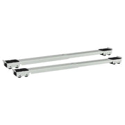 Base per lavatrice 2 pz Argento 72 x 5 x 4,5 cm CFW4823869