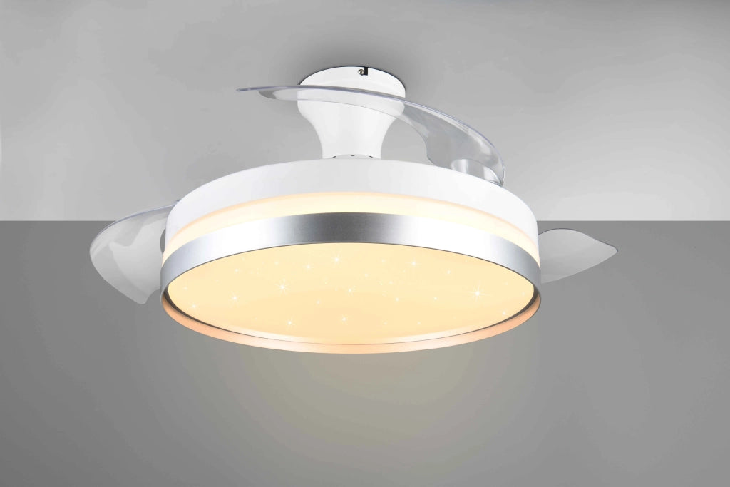 Plafoniera con Ventilatore estate/inverno, titano, D 100 cm Lindberg