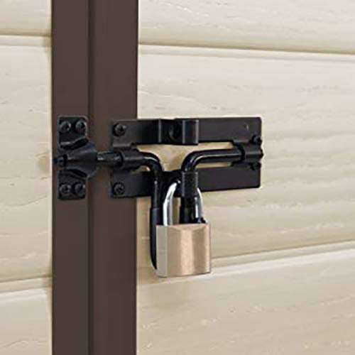 Casetta da Giardino Porta Attrezzi 185x152x226 cmin Resina Effetto Legno Keter Manor 6x5 Beige