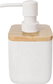 Dispensatore di sapone Crossover - bianco - poliressina - 7,8 x 7,5 x 15 cm
