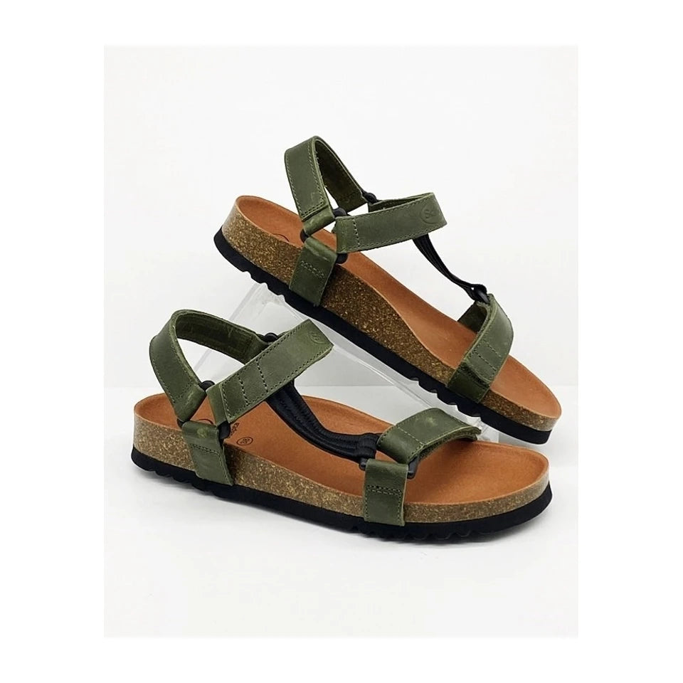 SCARPE DA SOGNO AD MED MF230091043 TAGLIA 36 COLORE VERDE OLIVA