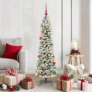 Albero di Natale artificiale con 150 LED Bianco 150 cm 3396101