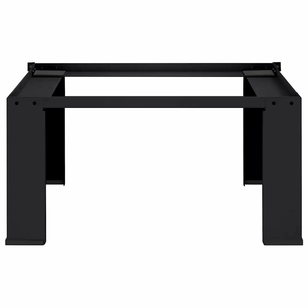 Pedestallo per Lavatrice Nero 64 x 55 x 32,5 cm Acciaio 42022033