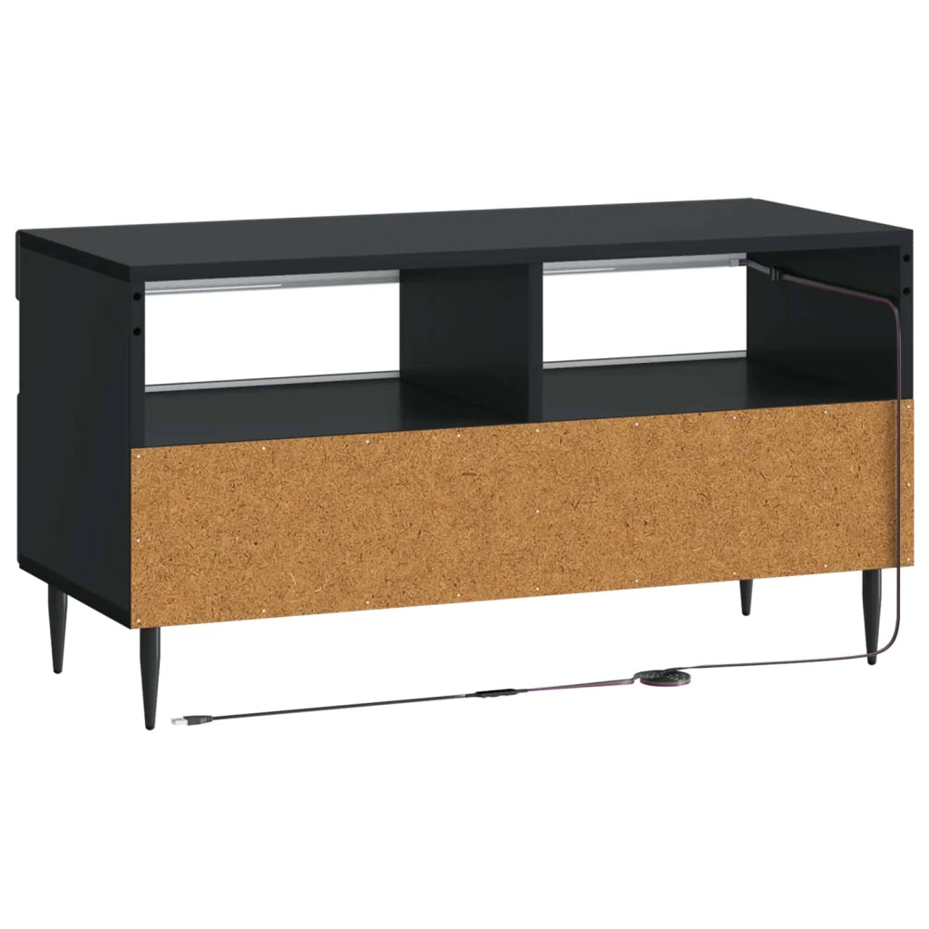 Mobile TV LED Nero Legno ingegnerizzato 896996