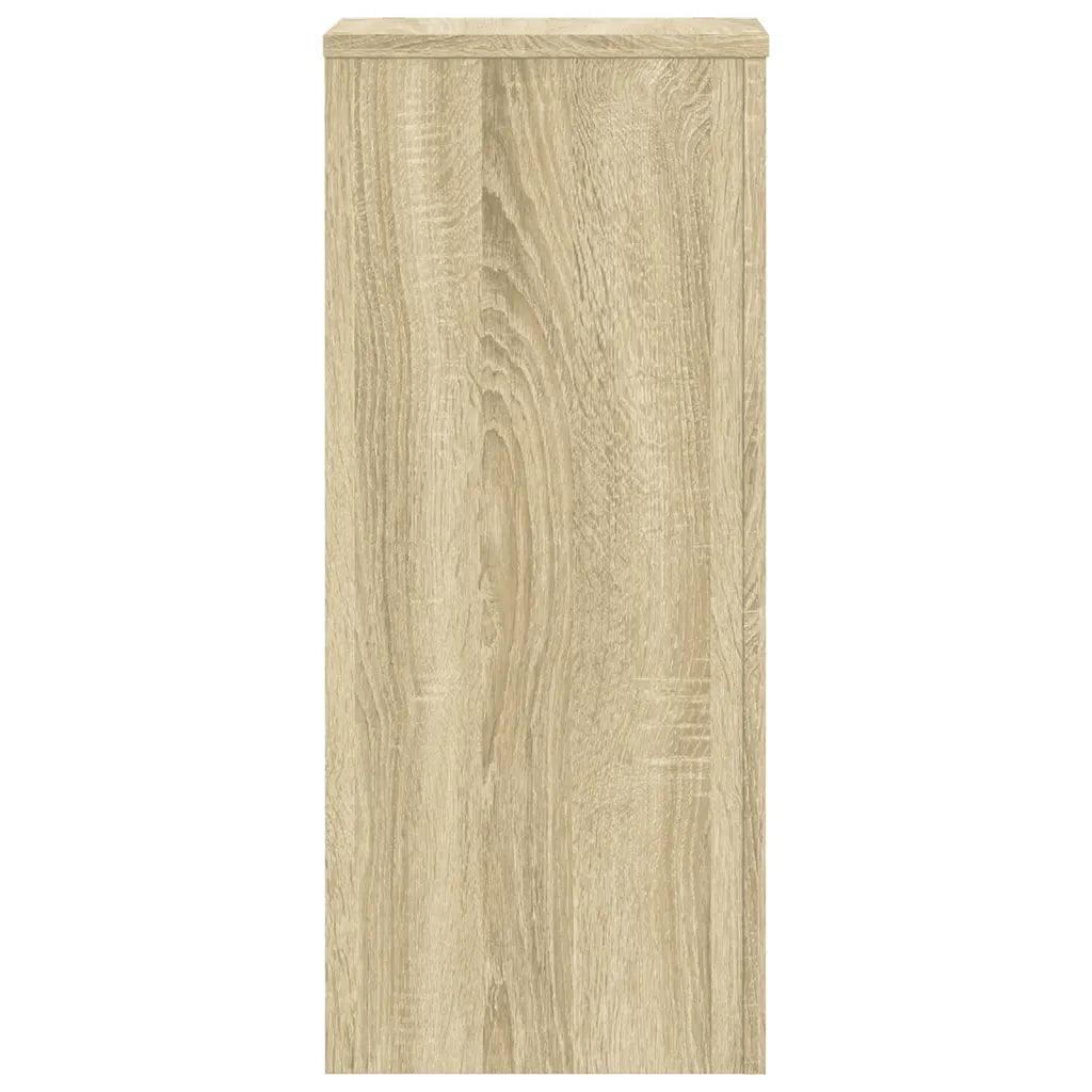 Supporti per Piante 2 pz Rovere 30x30x70 cm in Multistrato 852926