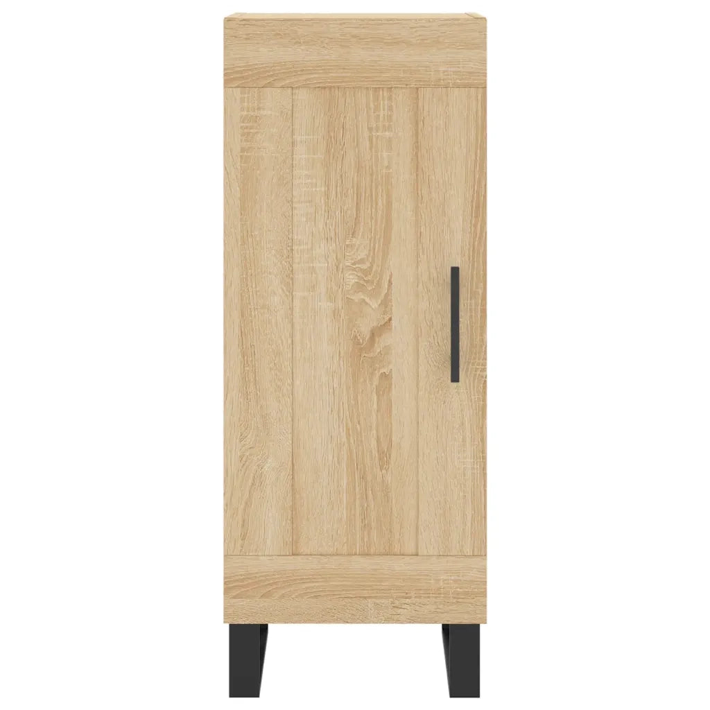 Credenza-Buffet-Armadio da cucina Rovere Sonoma 34,5x34x180 cm in Legno Multistrato 915992