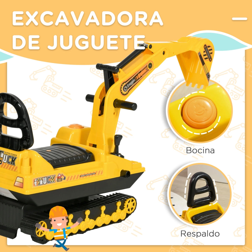 Correpasillos con Braccio Mobile e Sedile Contenitore ¨C zephmum ¨C Giallo 78x24x58,5 cm