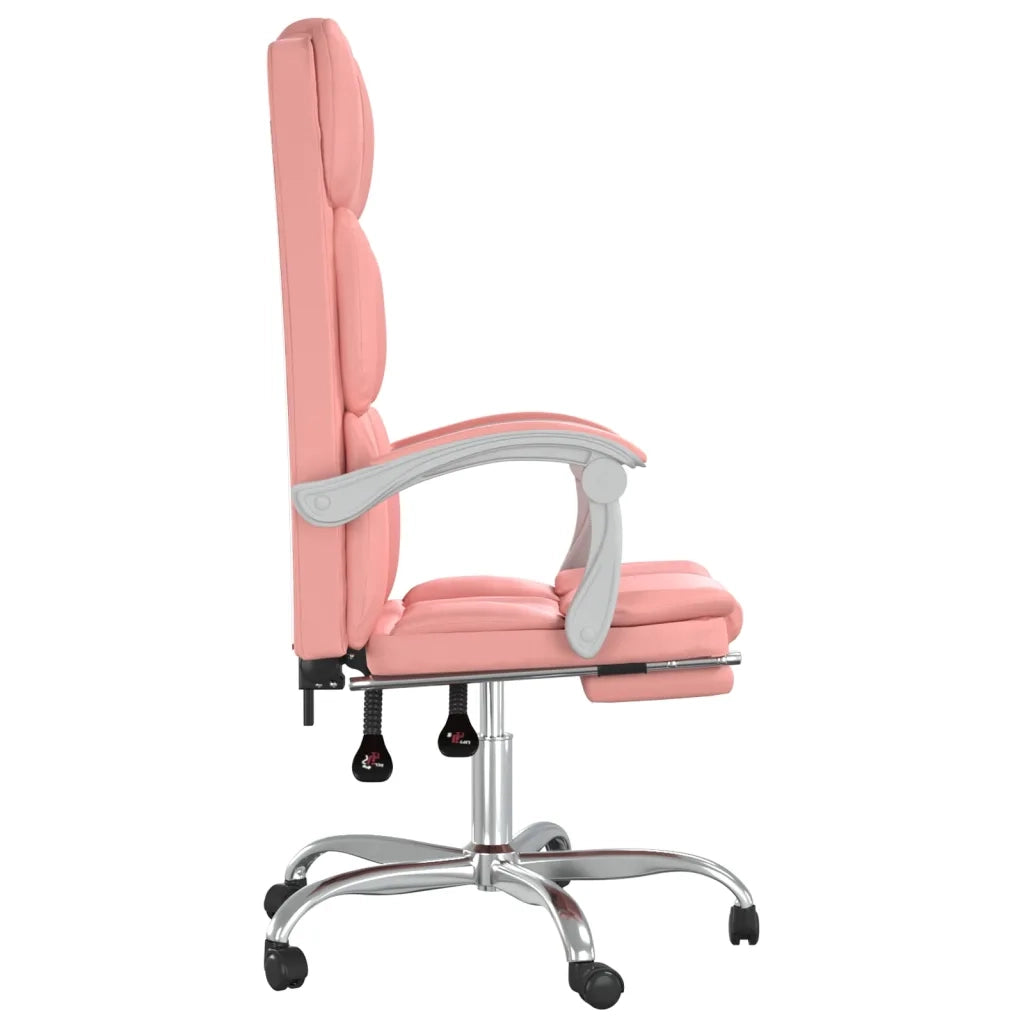 Poltrona da Ufficio Reclinabile Rosa in Similpelle cod mxl 8305