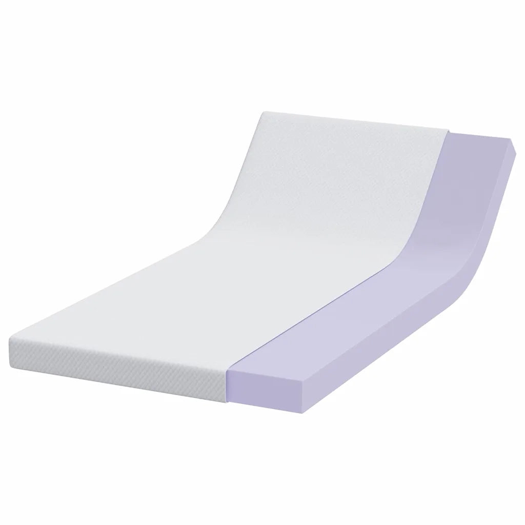 Topper per materasso Bianco 120 x 200 cm Tessuto Jacquard CFW4140382