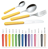 Servizio Set di Posate 24 Pezzi in Acciaio Eme Bonita Rosso 11