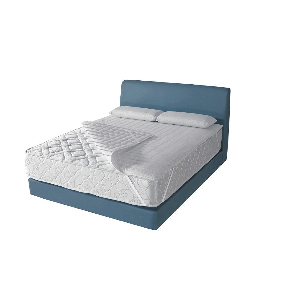 COPRIMATERASSO SINGOLO 80X190 DI COLORE BIANCO 300 GSM
