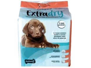 TRAVERSINE ASSORBENTI PER CANI EXTRADRY PZ.15- - cm.60x60 - 18 pezzi GALANTI