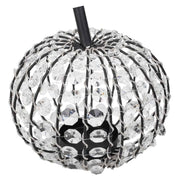 Lampada in metallo e perle in vetro acrilico 23x23x23h