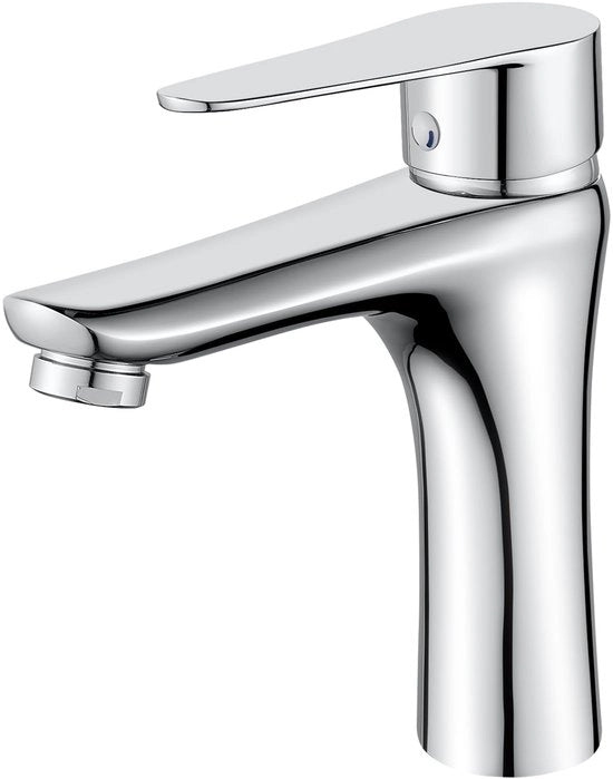 Kraan da bagno in acciaio inox, con miscelatore, regolabile temperatura, altezza di uscita 110mm