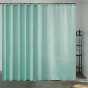 Douchegordijn Acquaproteggiato 275x180cm - Douchegordijn Antischiummoso - Tela in Poliestere - Douchegordijn Anelli - Douchegordijn Pesi - Rapido Asciugamento e Duraturo - Tendaggio per la Stanza da Bagno