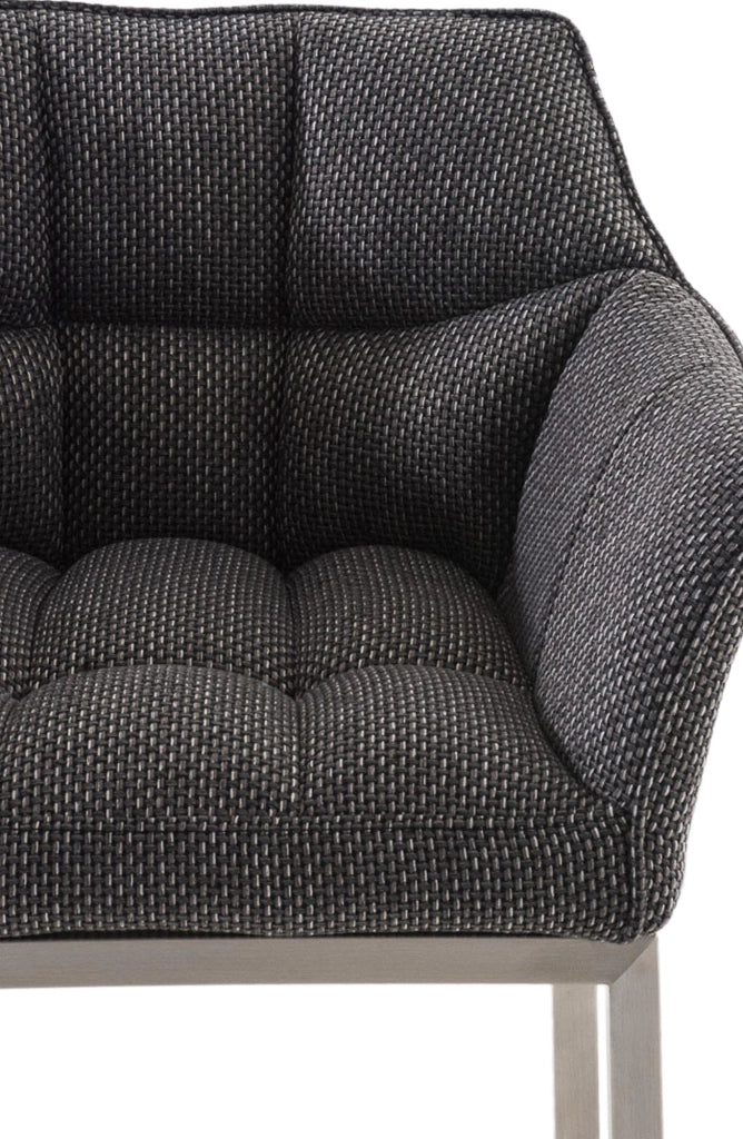 Barhocker Damaso E Stoff mit 4-FuЯ Gestell